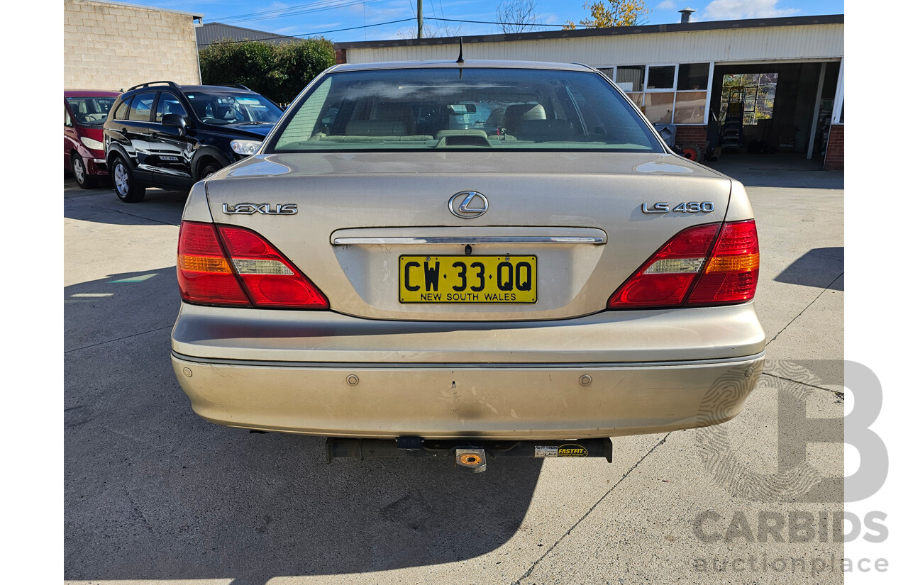 5/2001 Lexus Ls430  UCF30R 4d Sedan Beige 4.3L