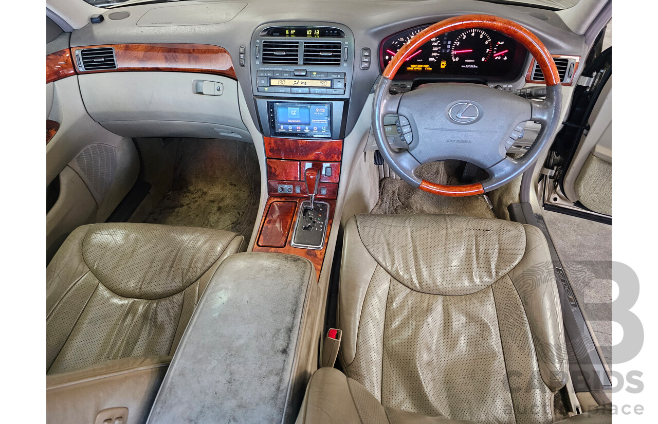 5/2001 Lexus Ls430  UCF30R 4d Sedan Beige 4.3L