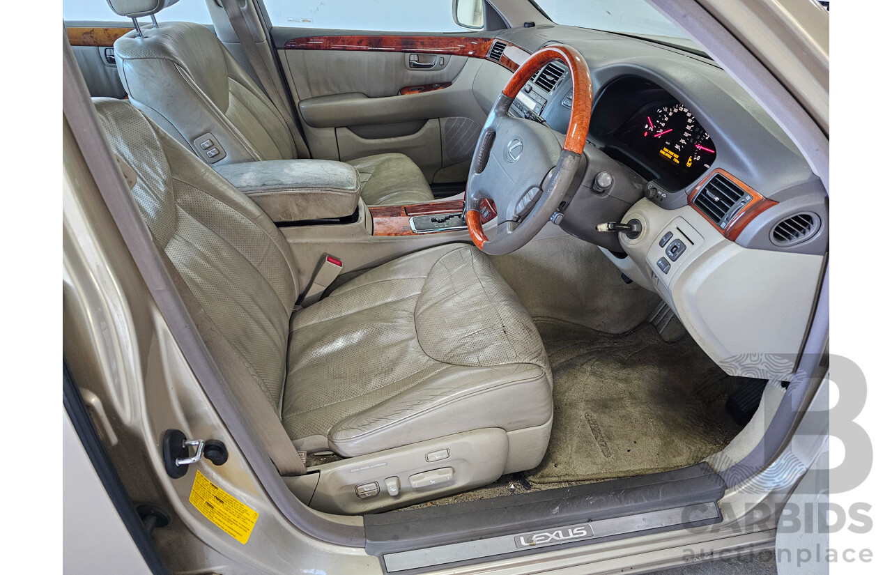 5/2001 Lexus Ls430  UCF30R 4d Sedan Beige 4.3L
