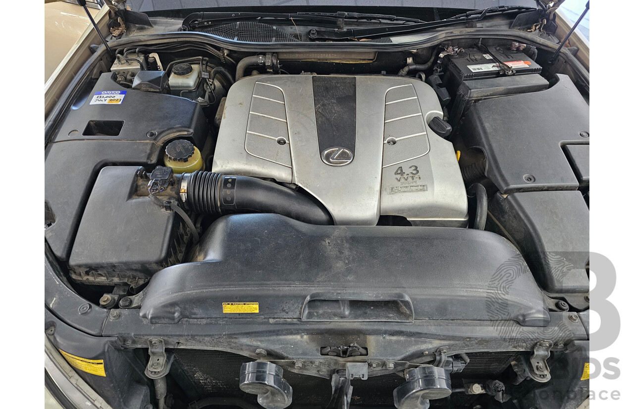 5/2001 Lexus Ls430  UCF30R 4d Sedan Beige 4.3L
