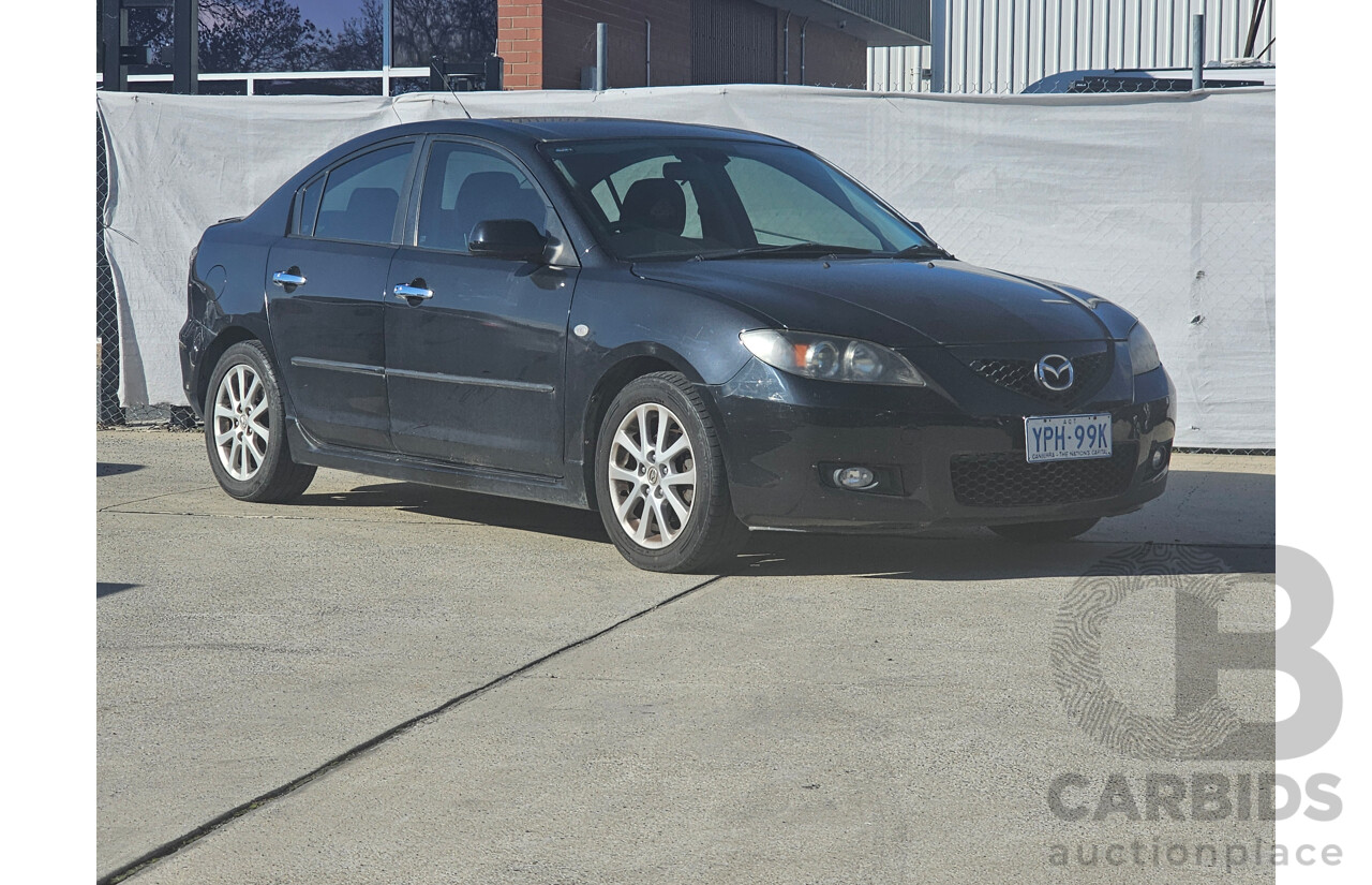 12/2008 Mazda Mazda3 MAXX BK MY06 UPGRADE 4d Sedan Black 2.0L