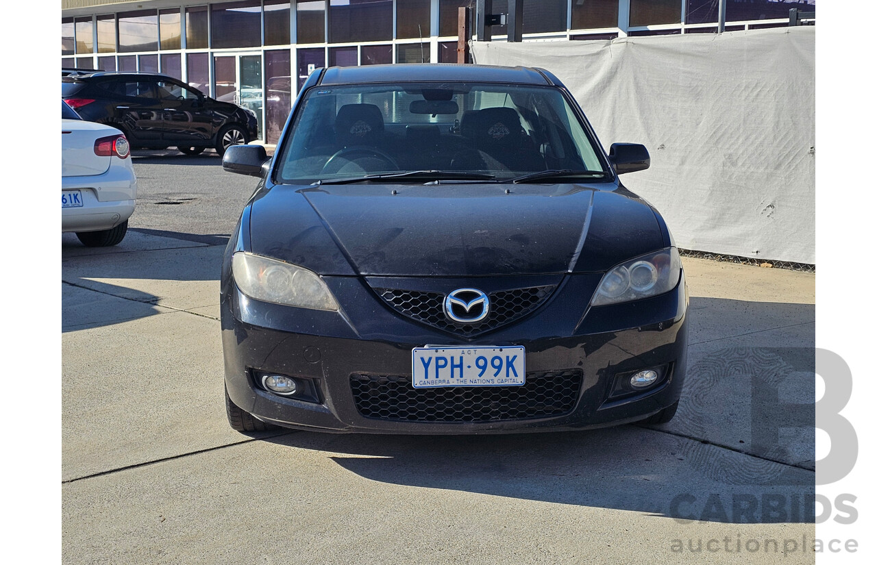 12/2008 Mazda Mazda3 MAXX BK MY06 UPGRADE 4d Sedan Black 2.0L