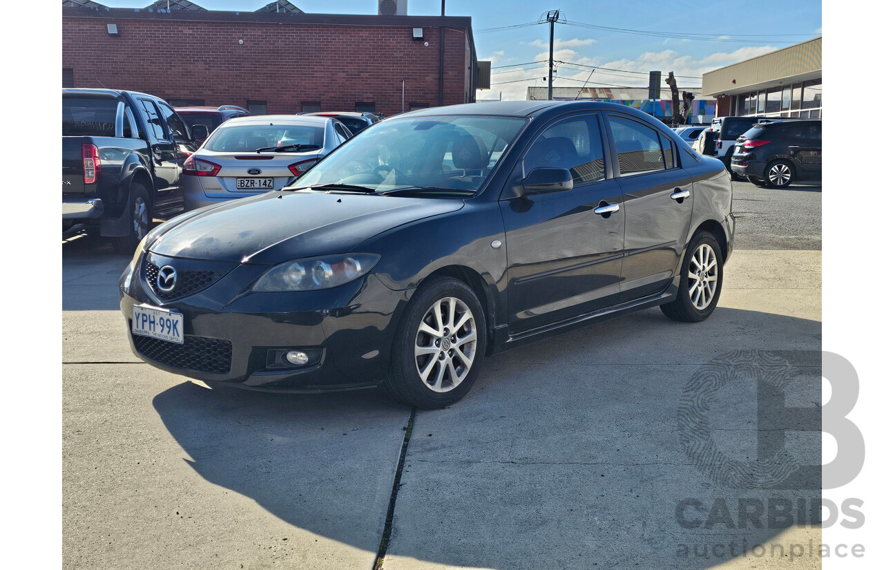 12/2008 Mazda Mazda3 MAXX BK MY06 UPGRADE 4d Sedan Black 2.0L