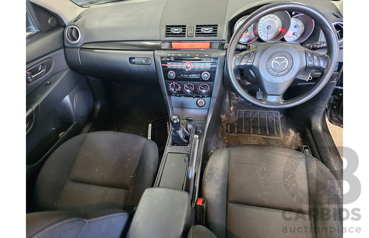 12/2008 Mazda Mazda3 MAXX BK MY06 UPGRADE 4d Sedan Black 2.0L