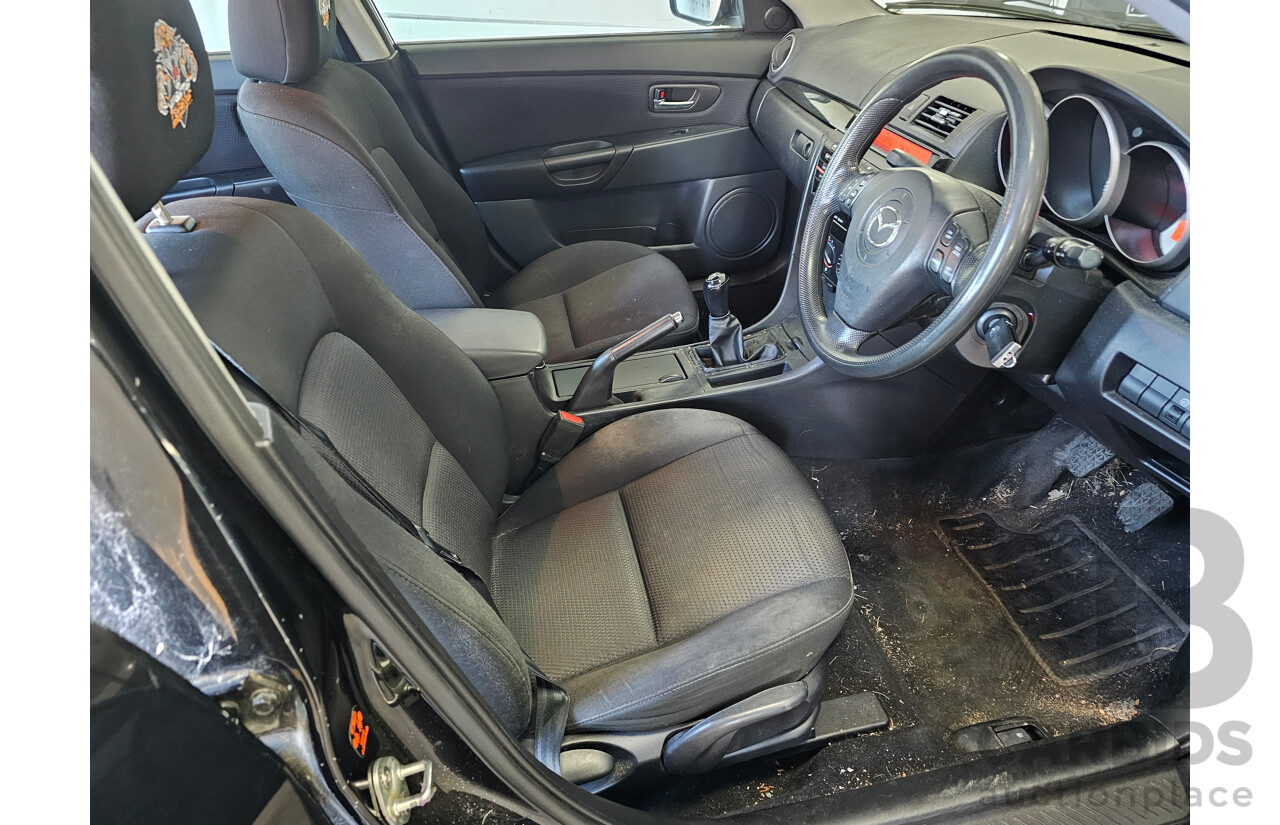 12/2008 Mazda Mazda3 MAXX BK MY06 UPGRADE 4d Sedan Black 2.0L