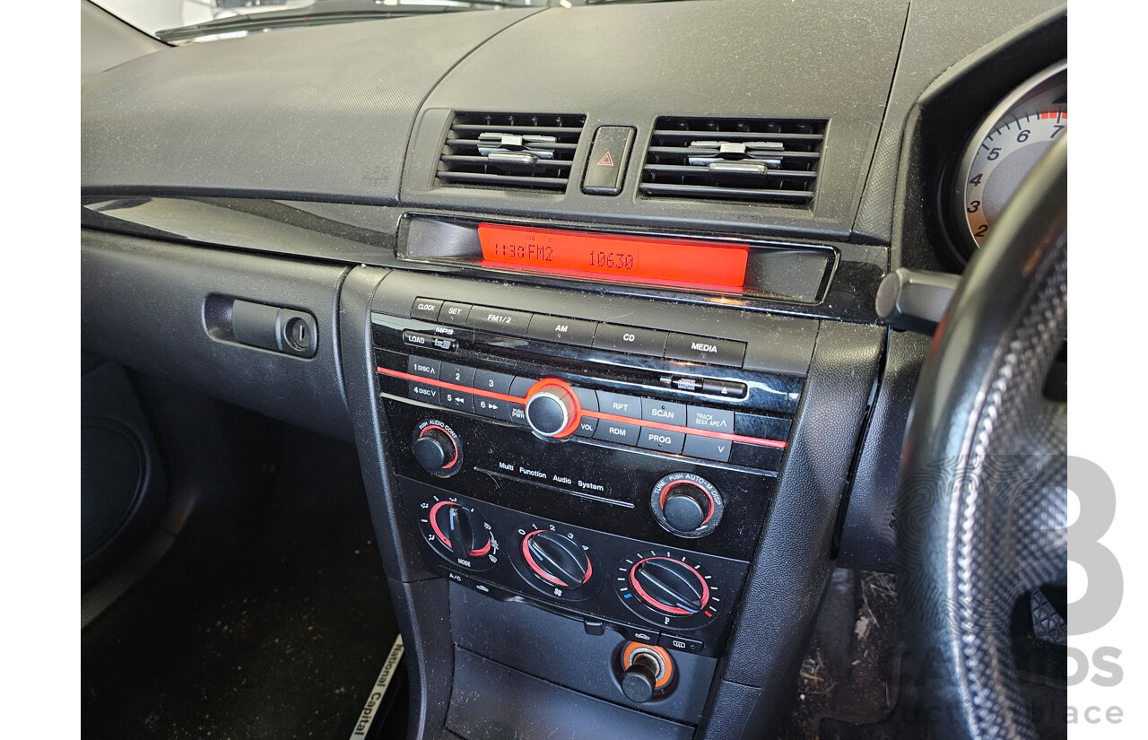 12/2008 Mazda Mazda3 MAXX BK MY06 UPGRADE 4d Sedan Black 2.0L