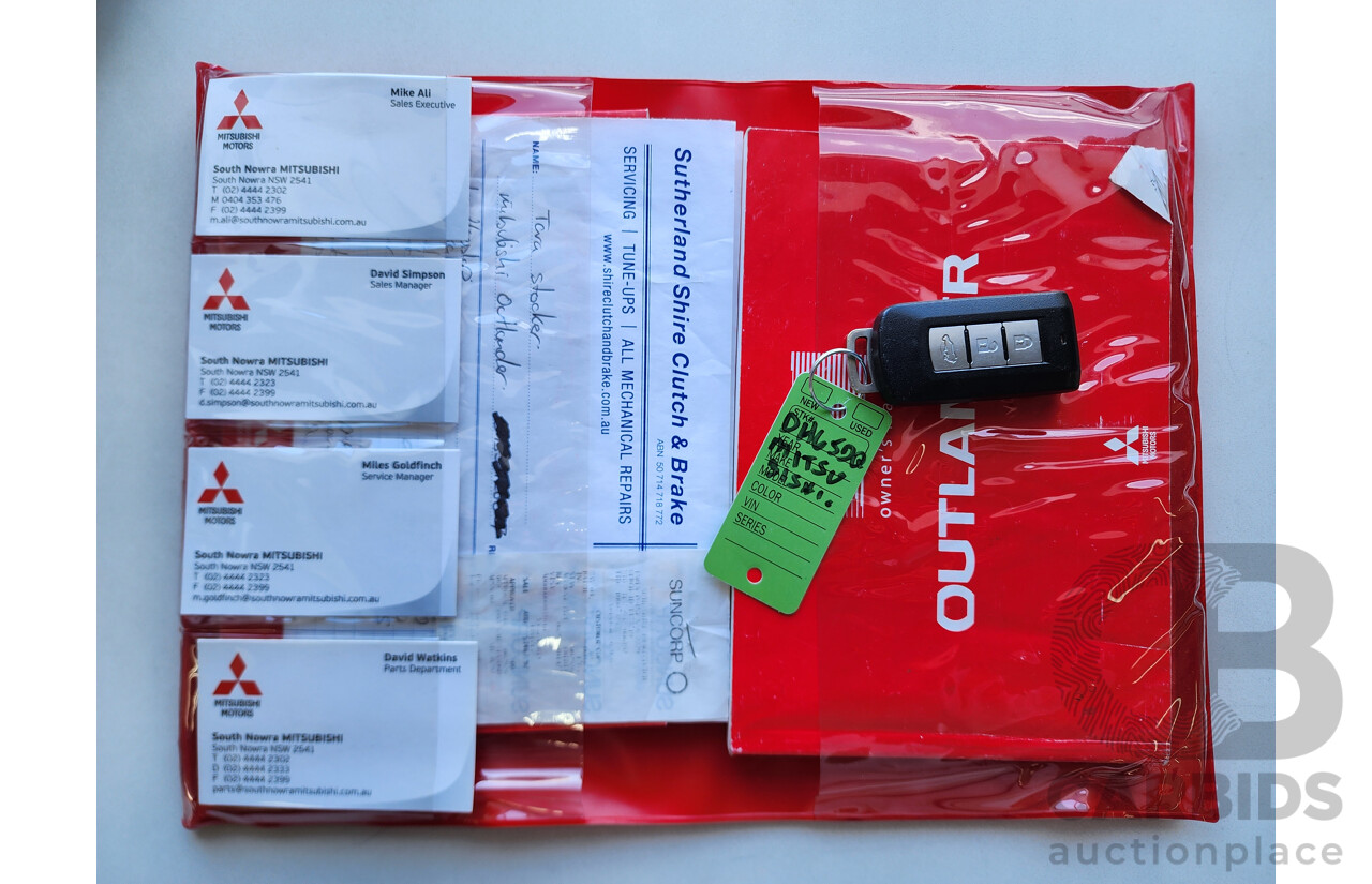 10/2014 Mitsubishi Outlander ASPIRE (4x4) AWD ZJ MY14 4D Wagon Grey 2.3L