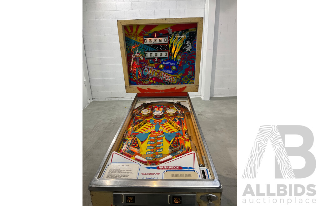 Out of Sight by D.Gottlieb & CO. Pinball Machine