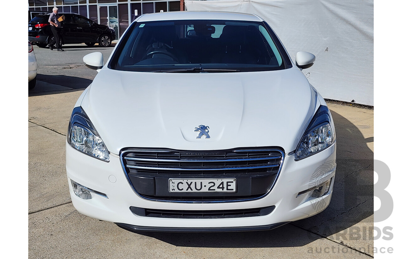 08/2013 Peugeot 508 ACTIVE 1.6T FWD MY13 4D Sedan White 1.6L