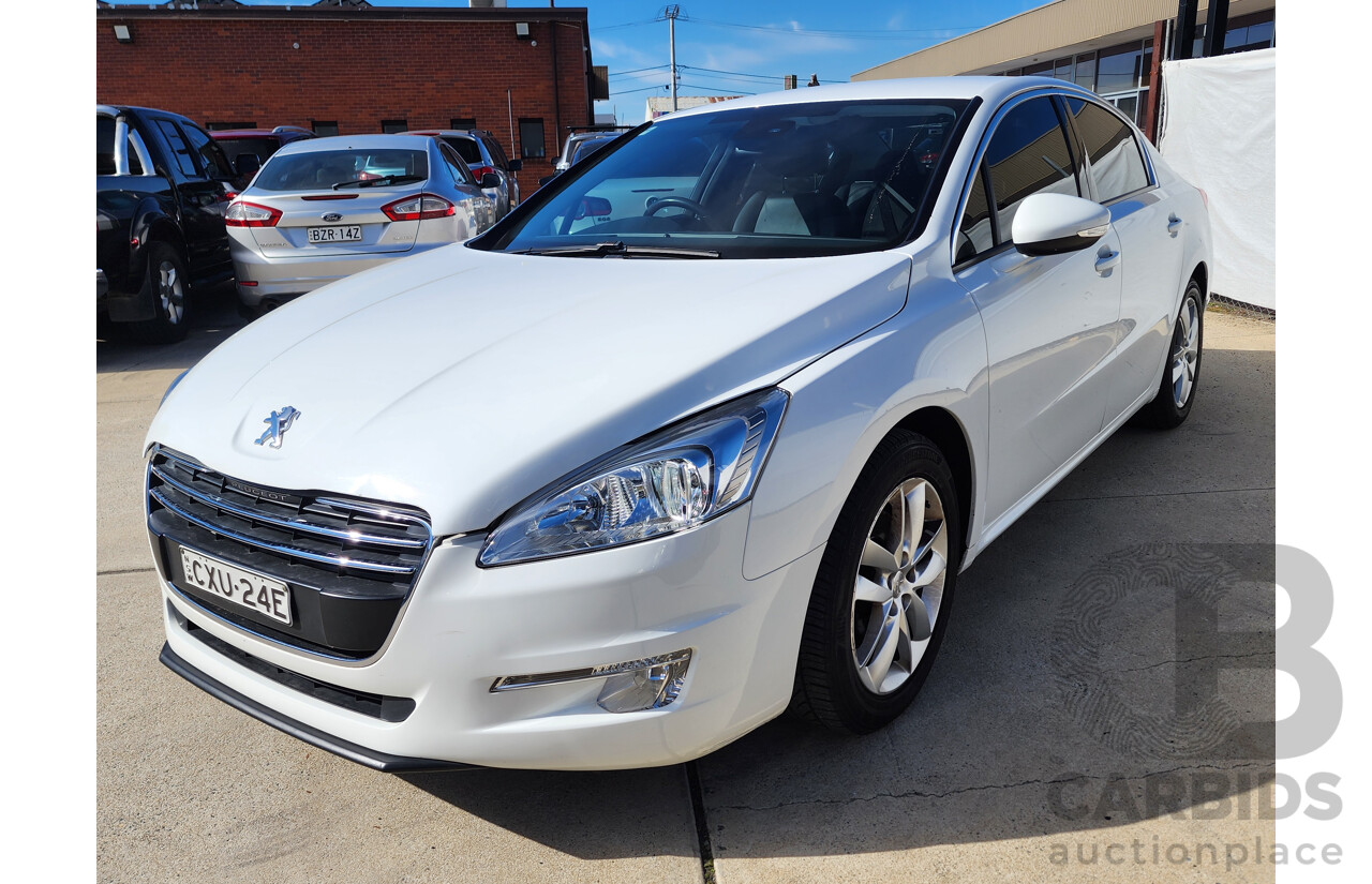08/2013 Peugeot 508 ACTIVE 1.6T FWD MY13 4D Sedan White 1.6L