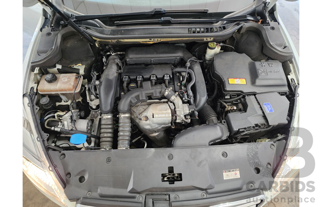 08/2013 Peugeot 508 ACTIVE 1.6T FWD MY13 4D Sedan White 1.6L