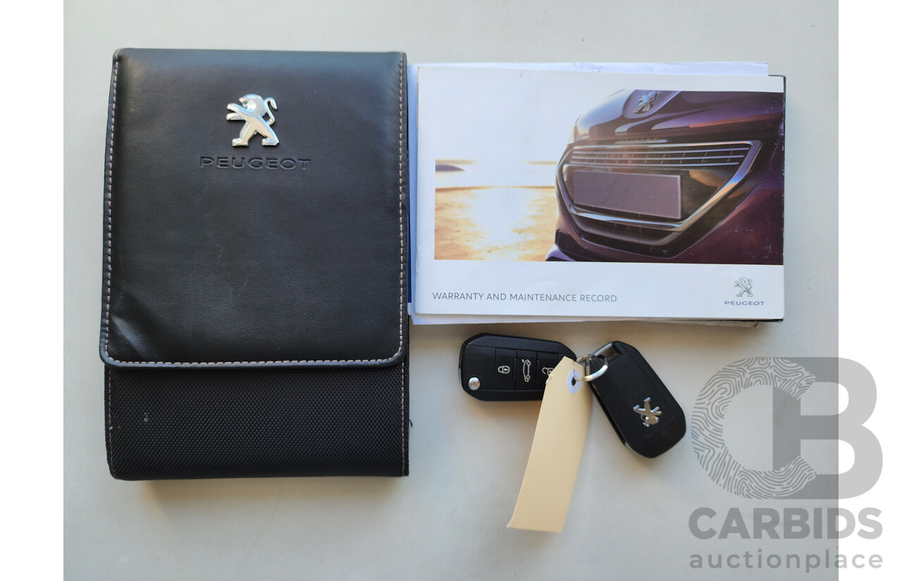 08/2013 Peugeot 508 ACTIVE 1.6T FWD MY13 4D Sedan White 1.6L