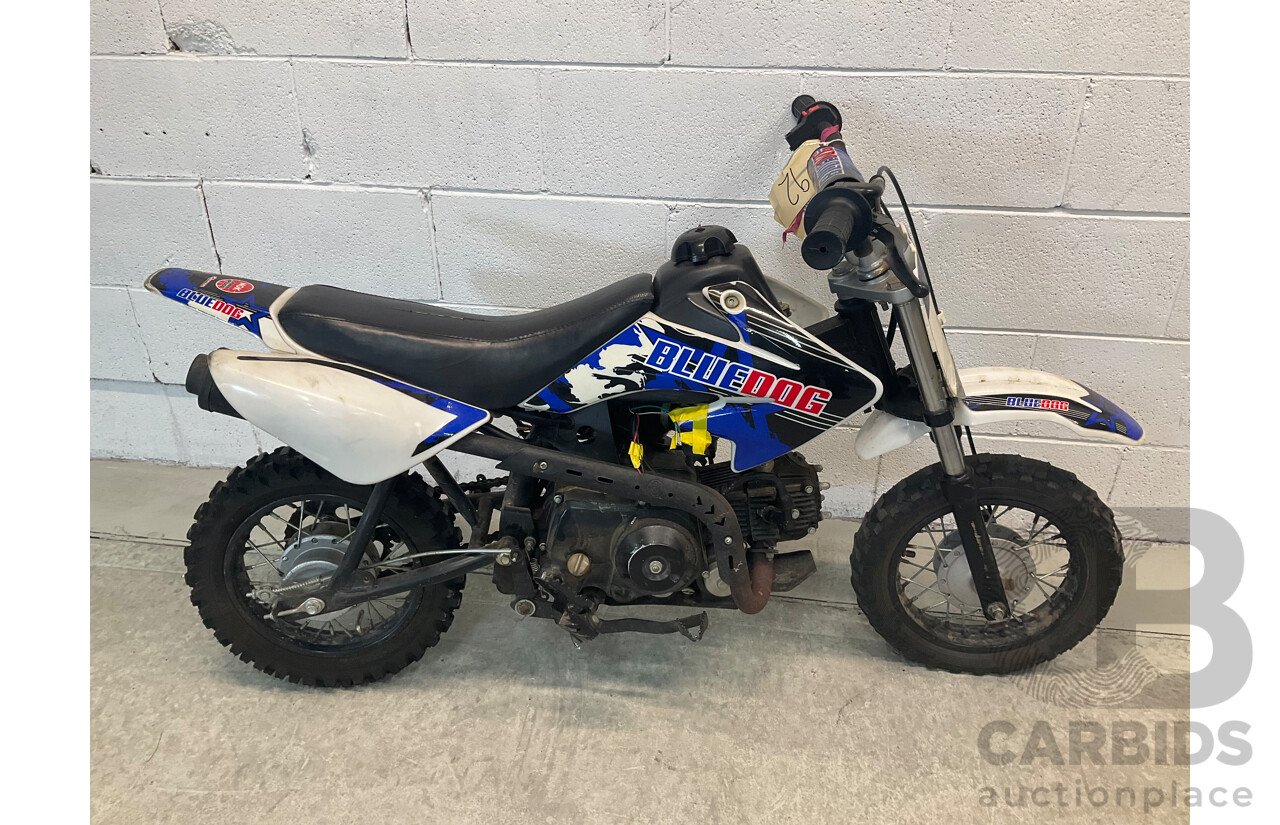 BLUE DOG PeeWee Dirt Bike
