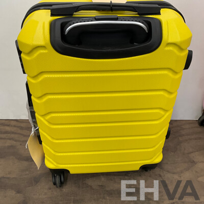ANKO Pink Suitcase & Unbranded Yellow Suitcase  - Lot of 2