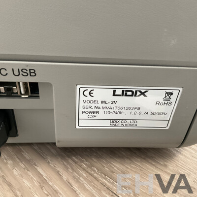 LIDIX ML-2V Mixed Banknote Value Counter/Sorter Plus Counterfeit Detection - ORP$4,999.00