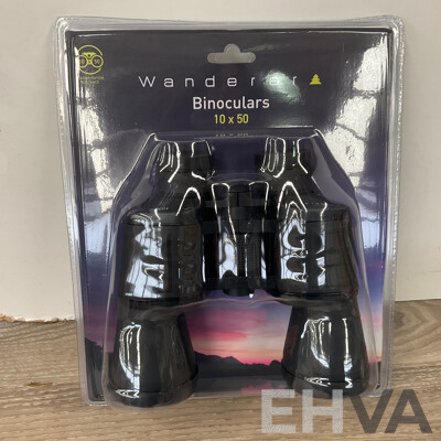 WANDERER Binoculars 10x50 - Lot of 3