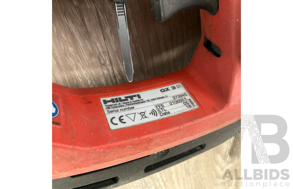 HILTI GX3 Gas-actuated Nailer - ORP$1,849.00