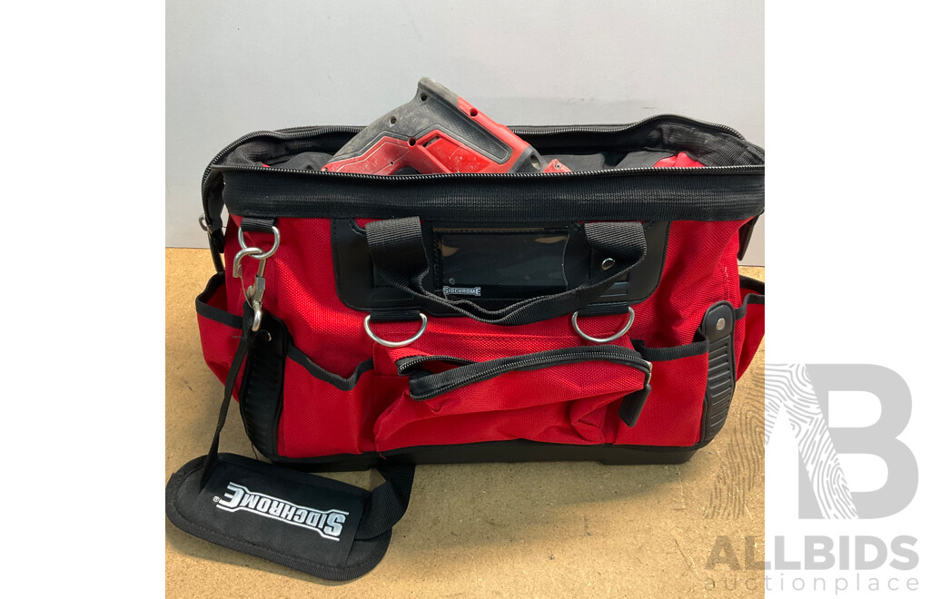 Assorted of MILWAUKEE  Power Tools in SIDCHROME Carry Bag