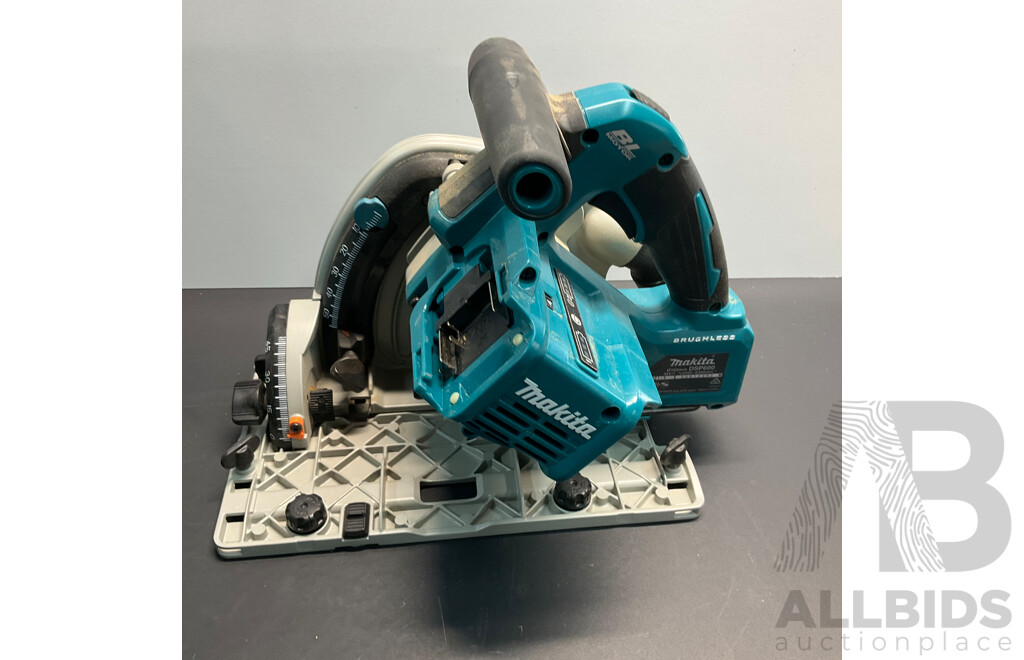MAKITA DSP600 Cordless Brushless Plunge Cut Circular Saw - Skin Only & DC18SD Charger in Carry Case - ORP$ 845.00