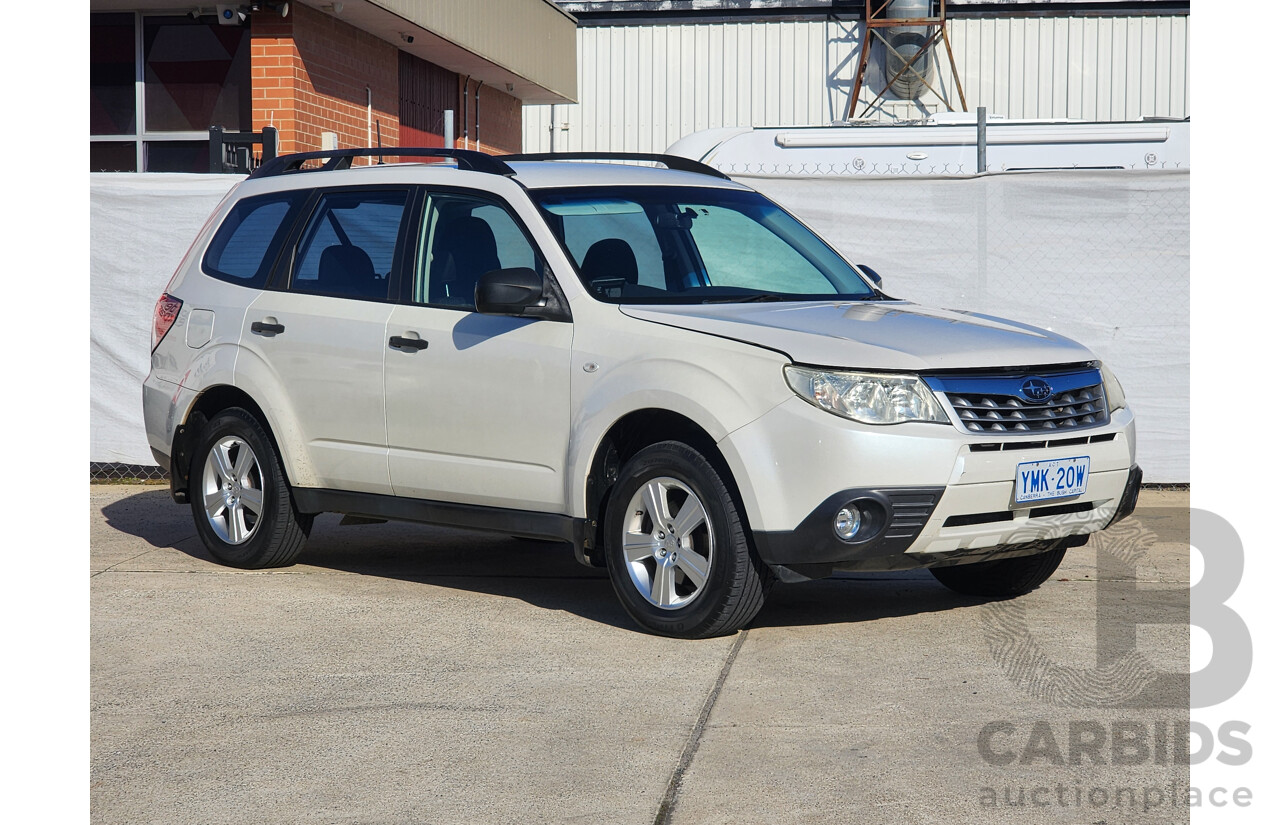 02/2012 Subaru Forester X AWD MY12 4D Wagon White 2.5L
