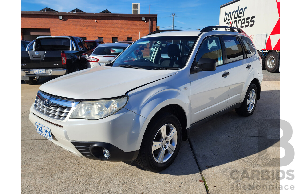 02/2012 Subaru Forester X AWD MY12 4D Wagon White 2.5L