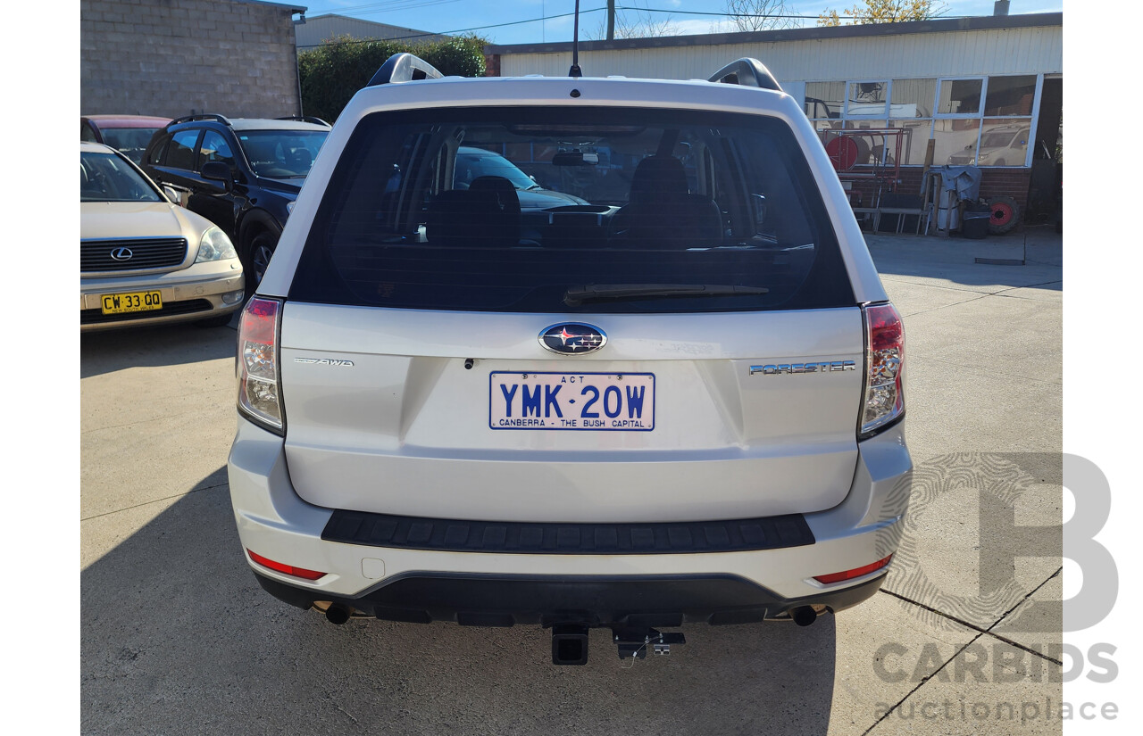 02/2012 Subaru Forester X AWD MY12 4D Wagon White 2.5L