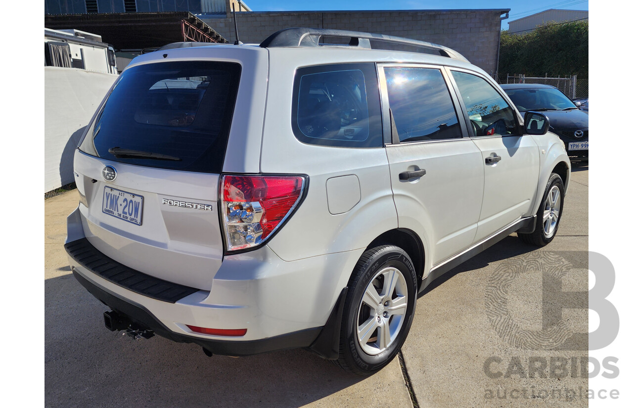 02/2012 Subaru Forester X AWD MY12 4D Wagon White 2.5L