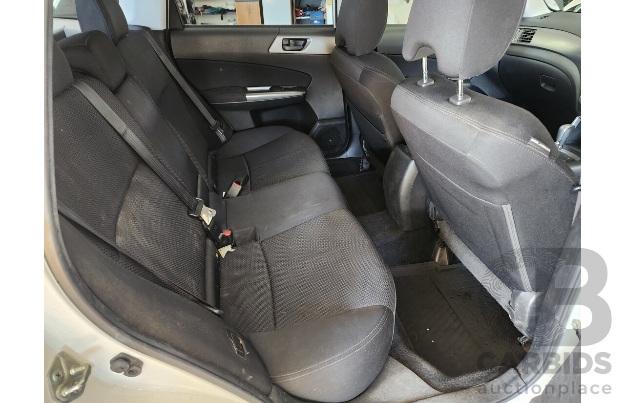 02/2012 Subaru Forester X AWD MY12 4D Wagon White 2.5L