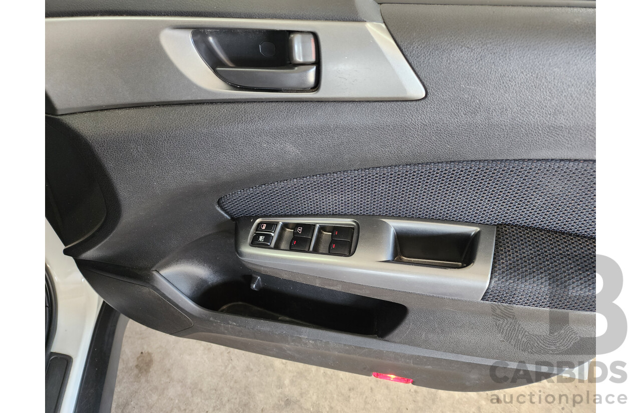02/2012 Subaru Forester X AWD MY12 4D Wagon White 2.5L
