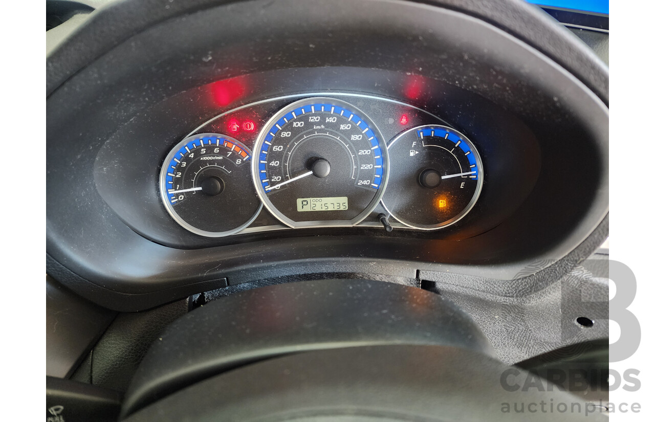 02/2012 Subaru Forester X AWD MY12 4D Wagon White 2.5L