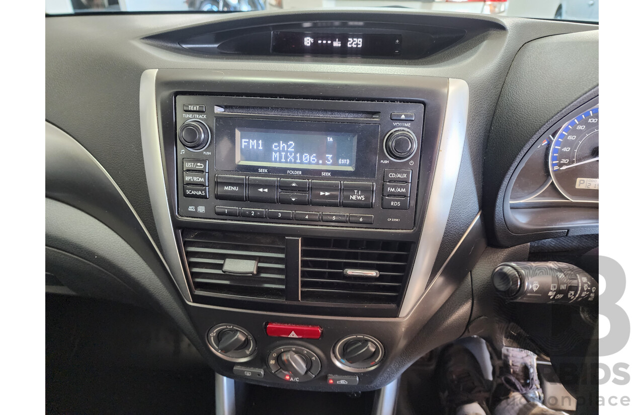 02/2012 Subaru Forester X AWD MY12 4D Wagon White 2.5L