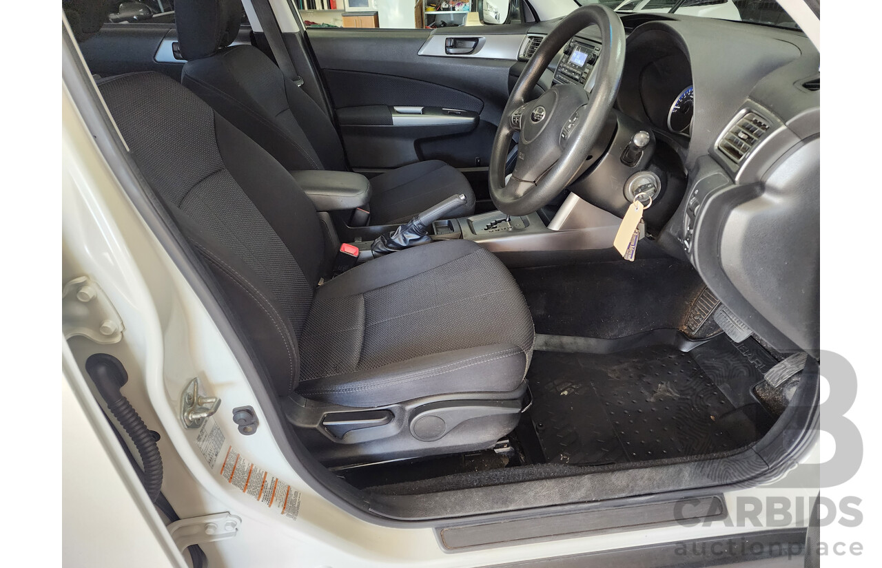 02/2012 Subaru Forester X AWD MY12 4D Wagon White 2.5L