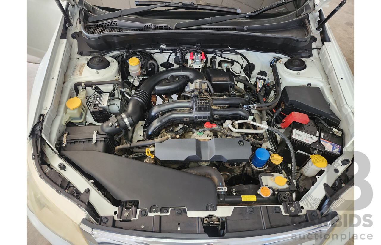 02/2012 Subaru Forester X AWD MY12 4D Wagon White 2.5L