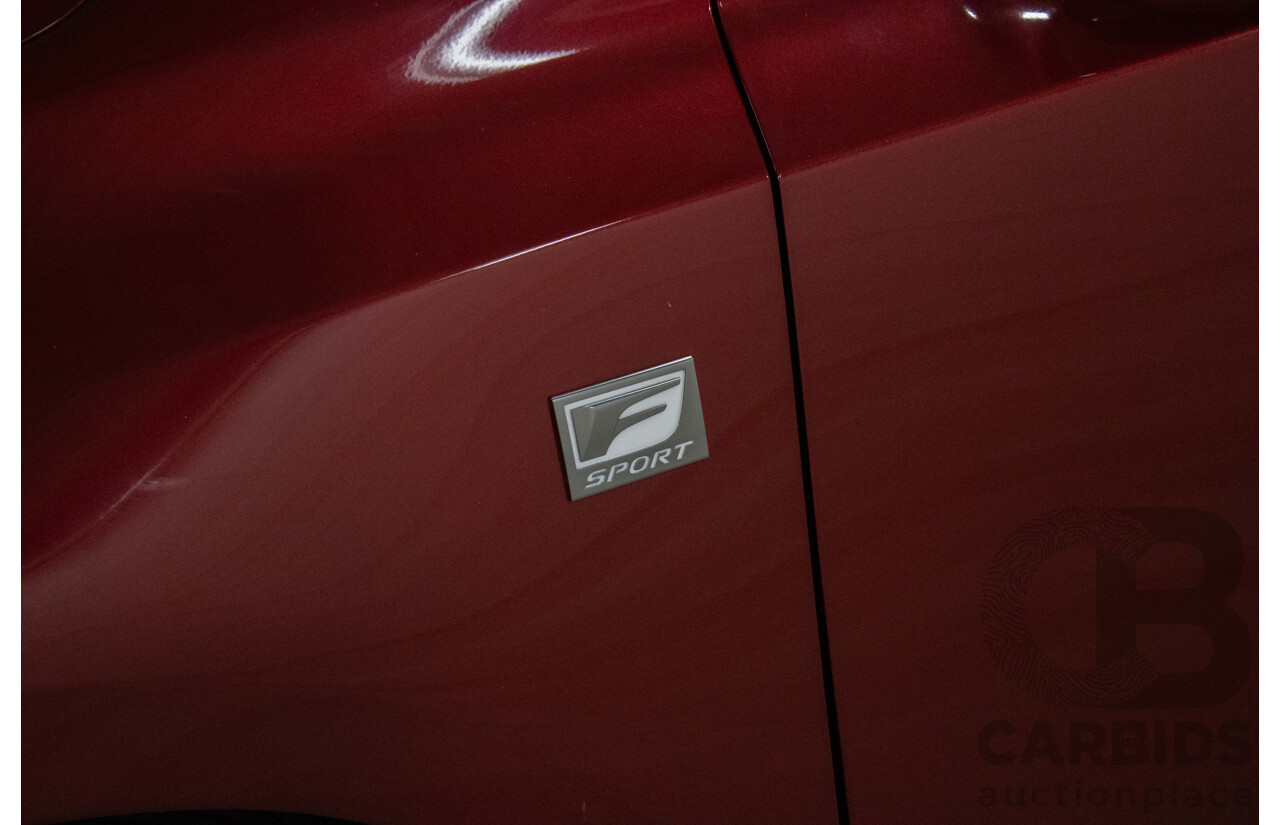 4/2012 Lexus CT200h Hybrid F-Sport ZWA10R 5d Hatchback Red 1.8L