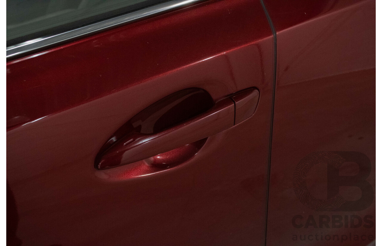 4/2012 Lexus CT200h Hybrid F-Sport ZWA10R 5d Hatchback Red 1.8L