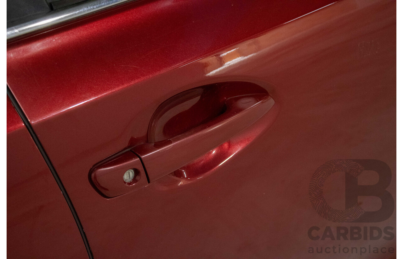 4/2012 Lexus CT200h Hybrid F-Sport ZWA10R 5d Hatchback Red 1.8L