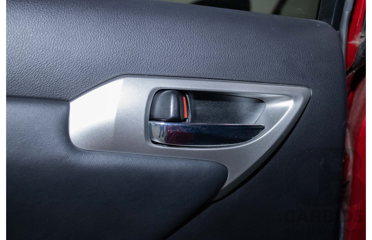 4/2012 Lexus CT200h Hybrid F-Sport ZWA10R 5d Hatchback Red 1.8L