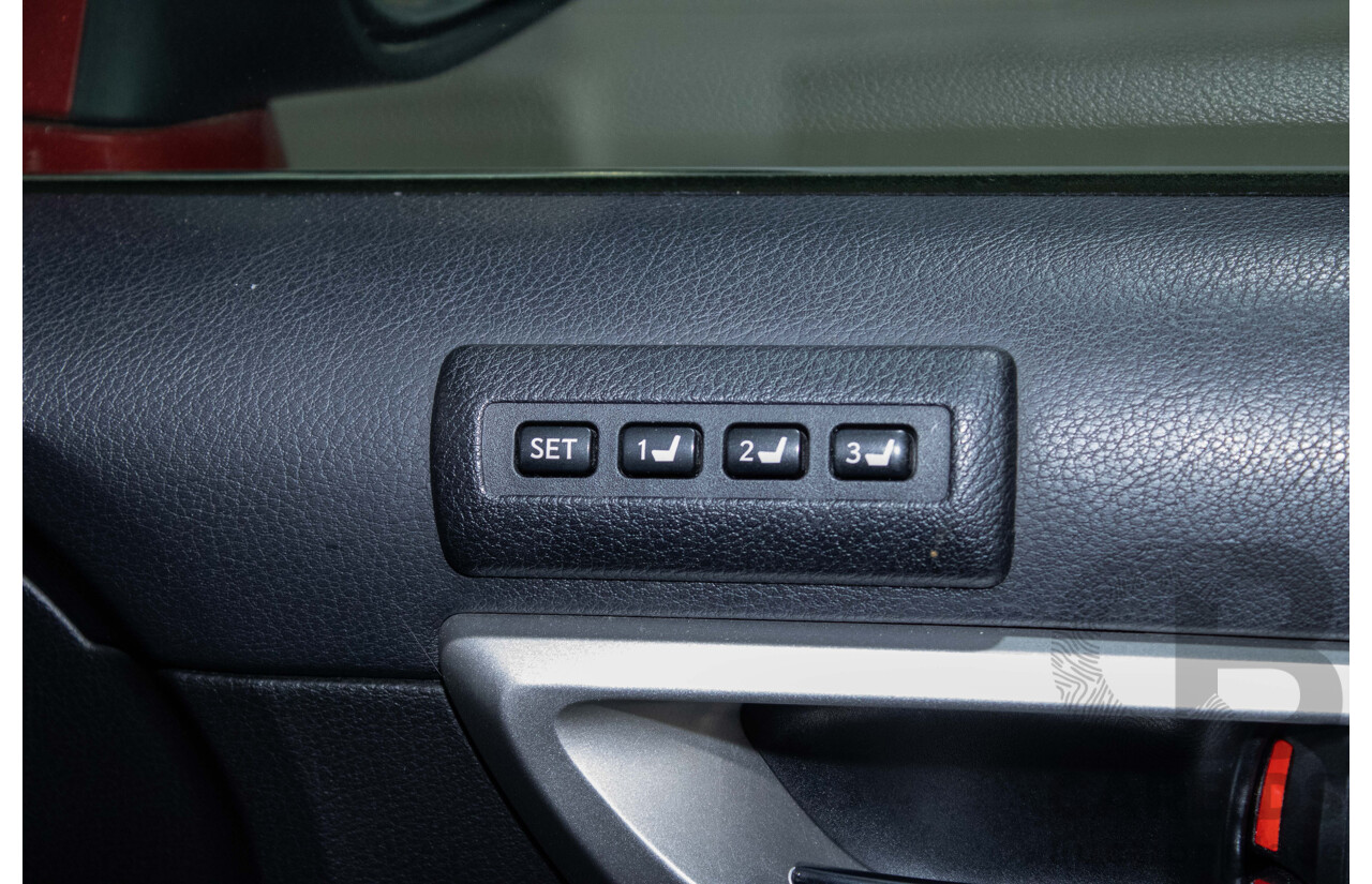 4/2012 Lexus CT200h Hybrid F-Sport ZWA10R 5d Hatchback Red 1.8L