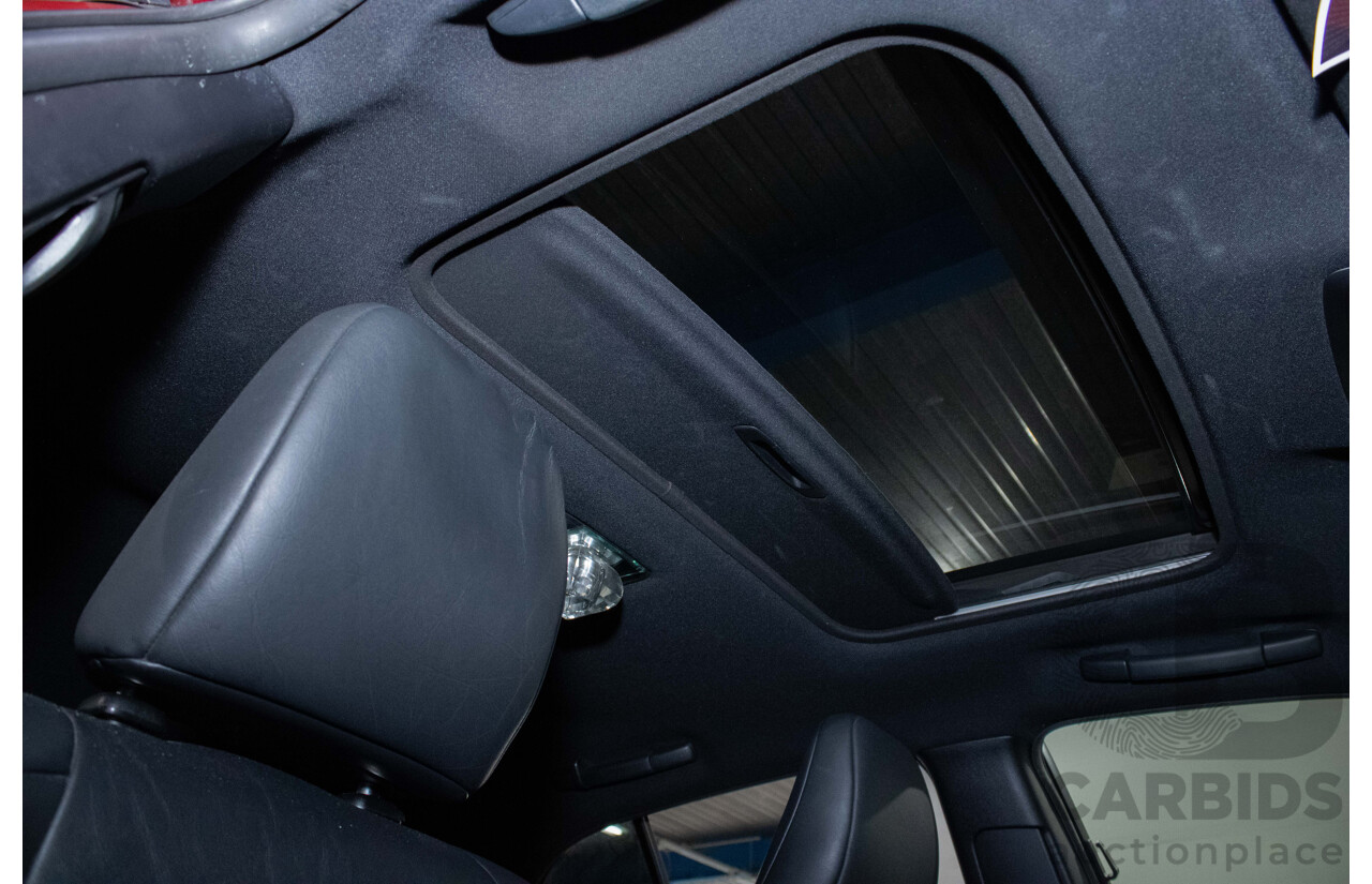 4/2012 Lexus CT200h Hybrid F-Sport ZWA10R 5d Hatchback Red 1.8L