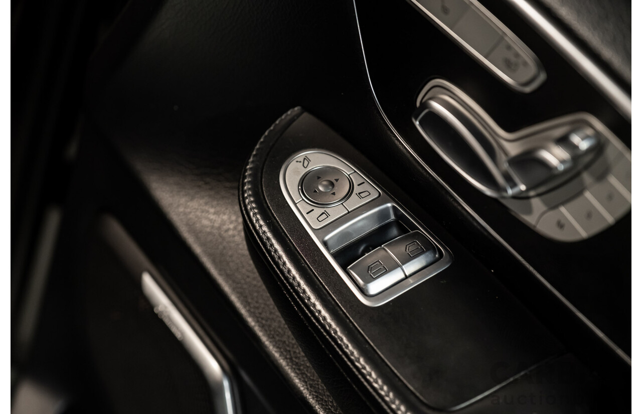 9/2018 Mercedes Benz V250d Avantgarde 447 4d Wagon Obsidian Black Metallic Turbo Diesel2.1L