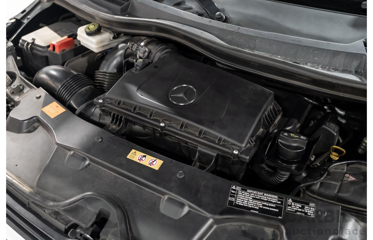 9/2018 Mercedes Benz V250d Avantgarde 447 4d Wagon Obsidian Black Metallic Turbo Diesel2.1L