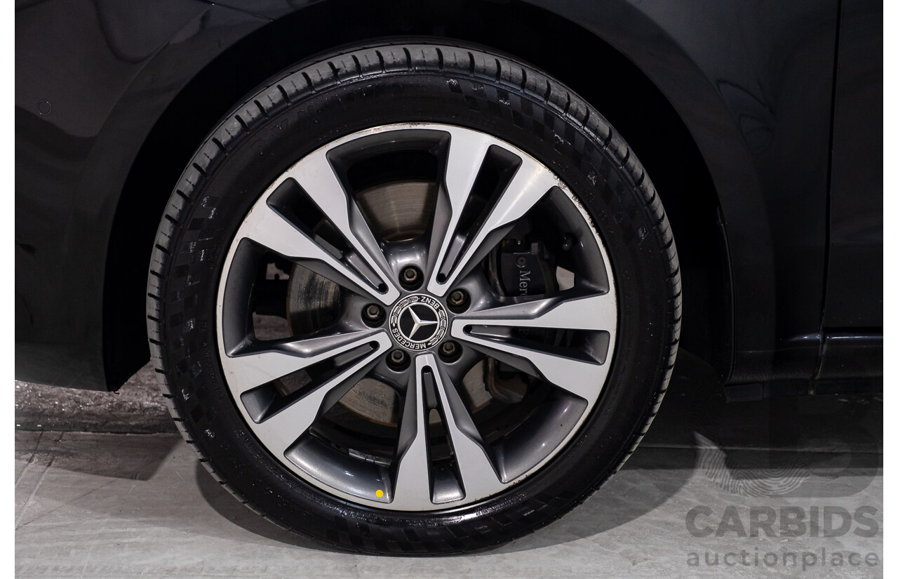 9/2018 Mercedes Benz V250d Avantgarde 447 4d Wagon Obsidian Black Metallic Turbo Diesel2.1L