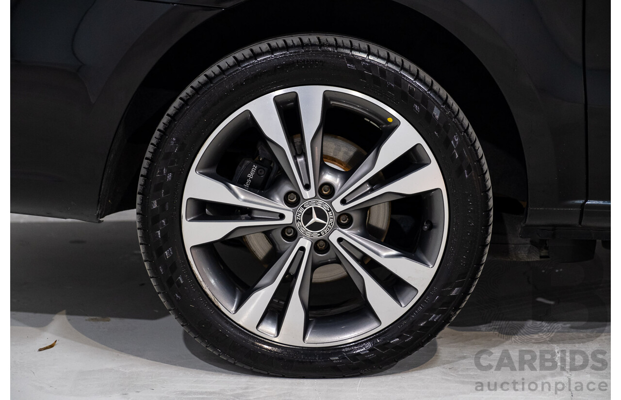 9/2018 Mercedes Benz V250d Avantgarde 447 4d Wagon Obsidian Black Metallic Turbo Diesel2.1L