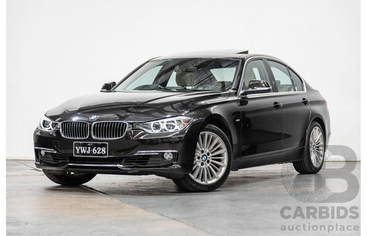 5/2013 BMW 328i Luxury Line F30 4d Sedan Metallic Black Turbo 2.0L