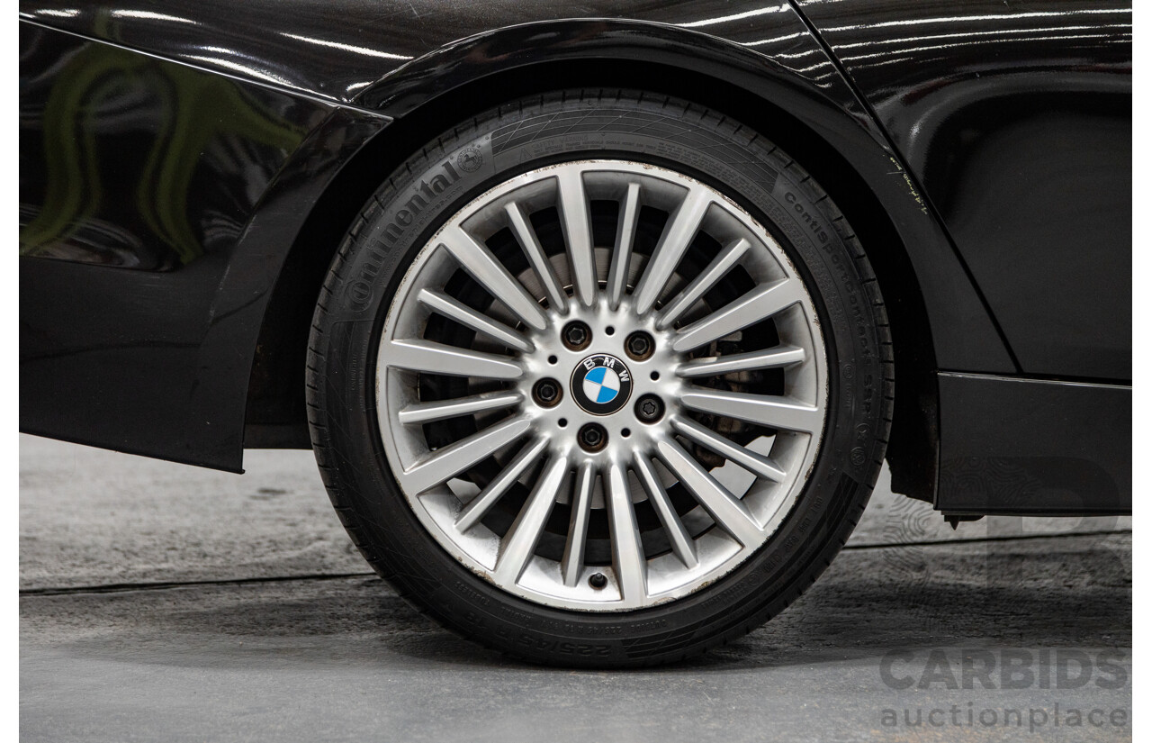 5/2013 BMW 328i Luxury Line F30 4d Sedan Metallic Black Turbo 2.0L