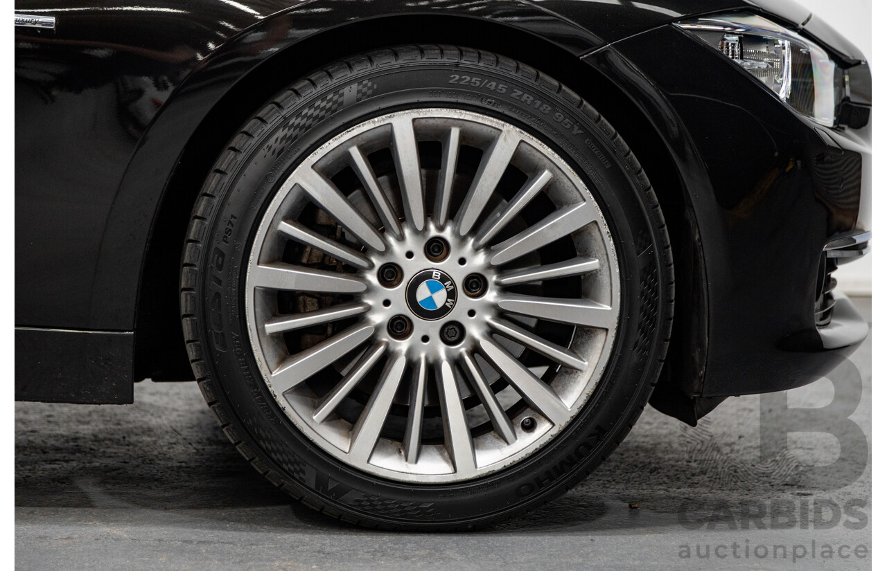 5/2013 BMW 328i Luxury Line F30 4d Sedan Metallic Black Turbo 2.0L