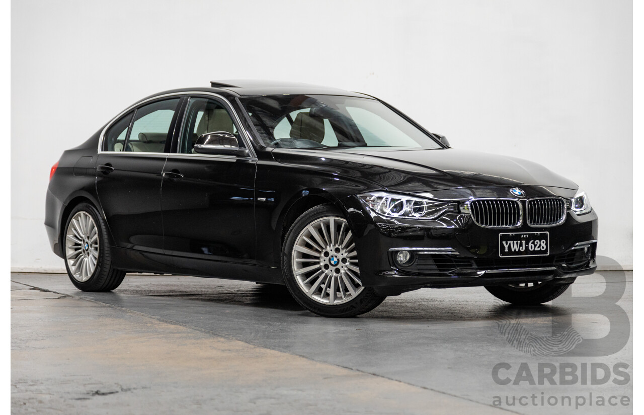 5/2013 BMW 328i Luxury Line F30 4d Sedan Metallic Black Turbo 2.0L
