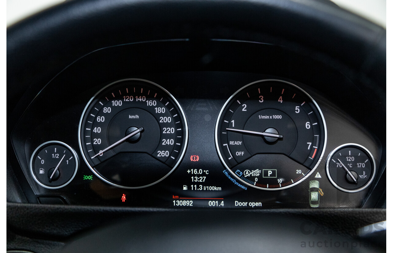 5/2013 BMW 328i Luxury Line F30 4d Sedan Metallic Black Turbo 2.0L