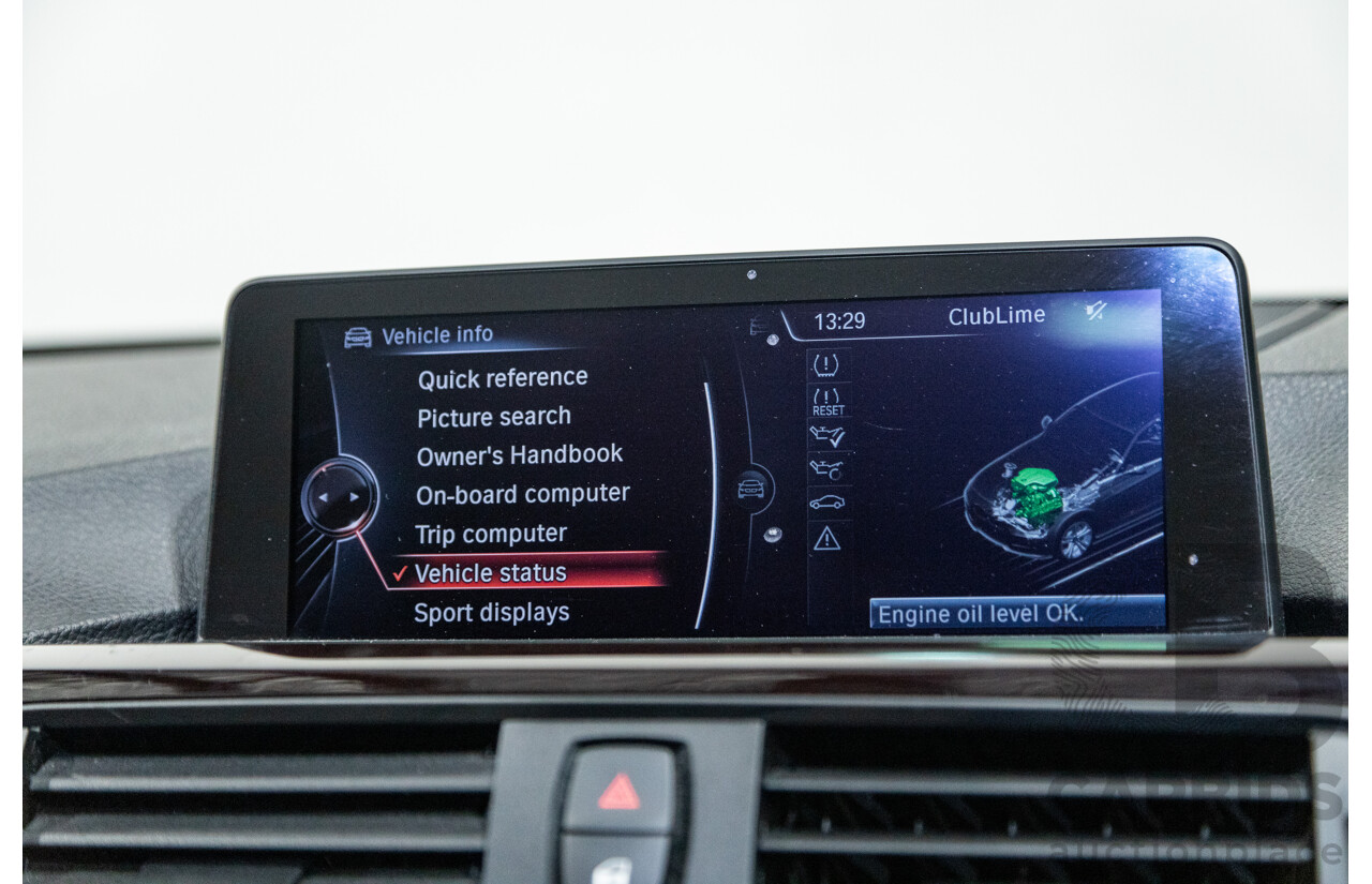 5/2013 BMW 328i Luxury Line F30 4d Sedan Metallic Black Turbo 2.0L