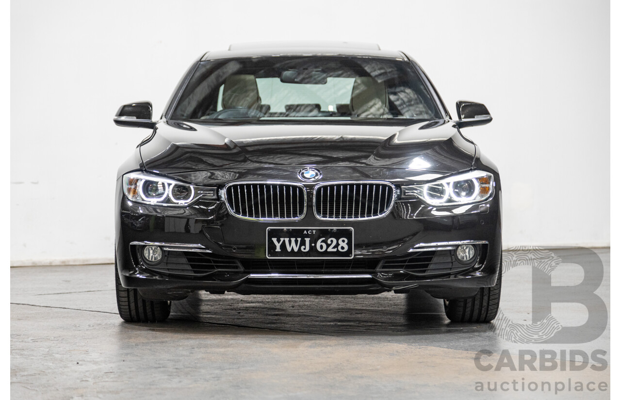 5/2013 BMW 328i Luxury Line F30 4d Sedan Metallic Black Turbo 2.0L
